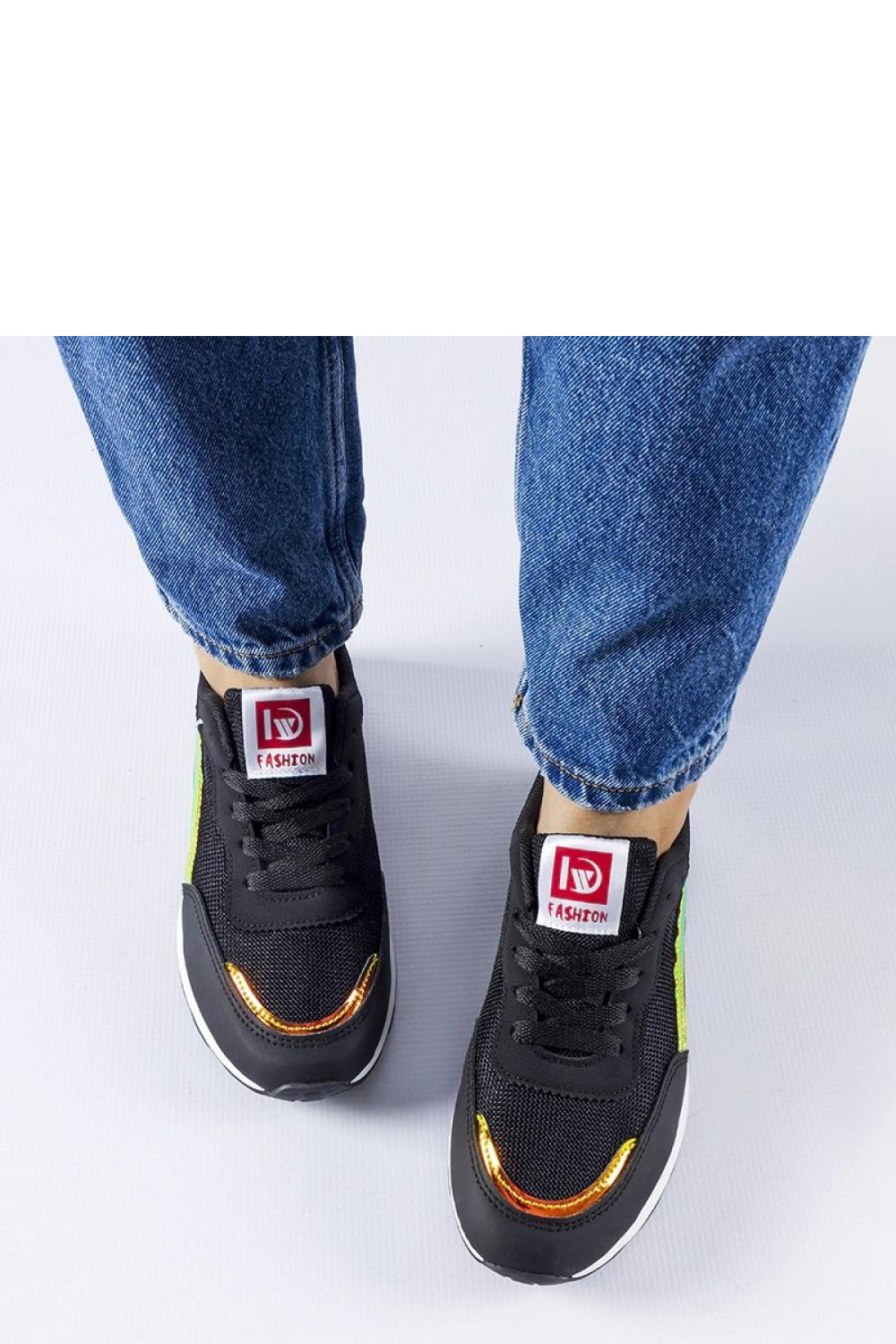 Czarne sportowe sneakersy Caviour - Solea - obrazek 4