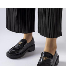 Czarne damskie mokasyny Milne – Solea