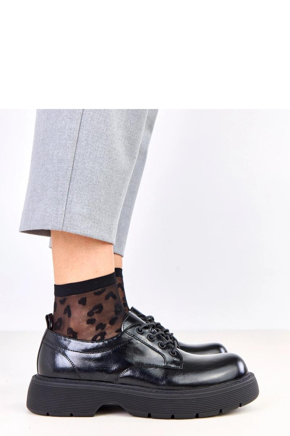 Półbuty Model Henris C87515 Black - Solea - obrazek 2