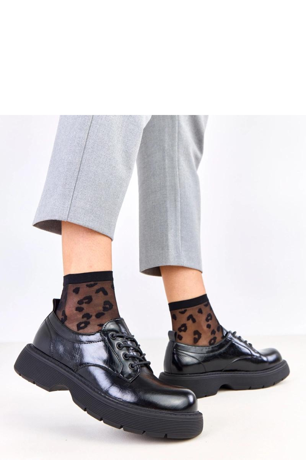 Półbuty Model Henris C87515 Black - Solea - obrazek 3