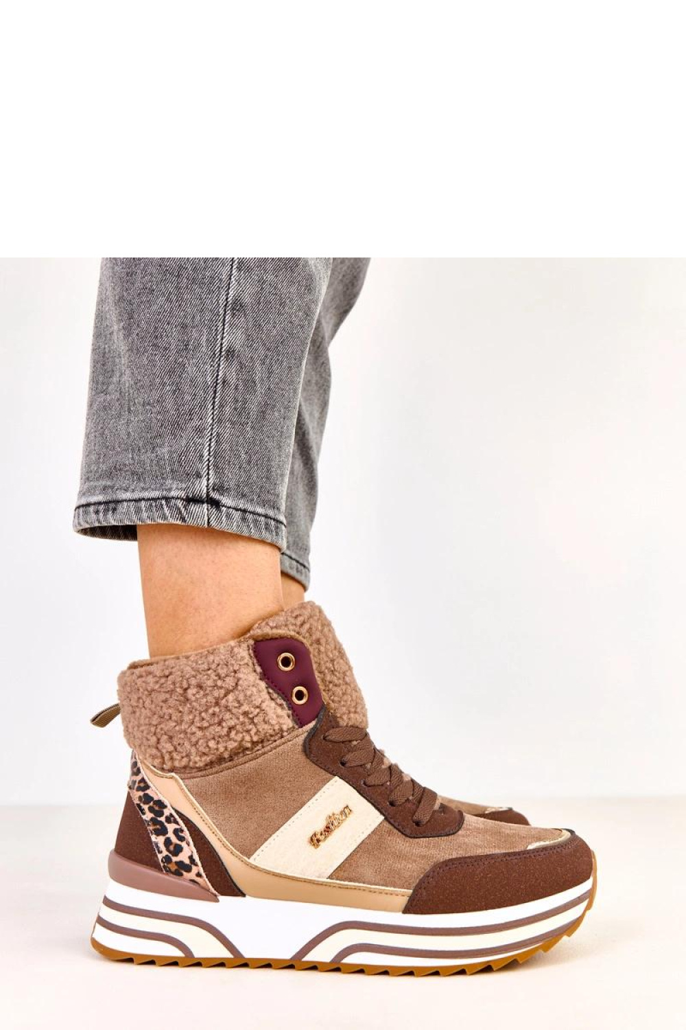 Buty Sportowe Model Mirasen EX5623-4 Brown - Solea - obrazek 2