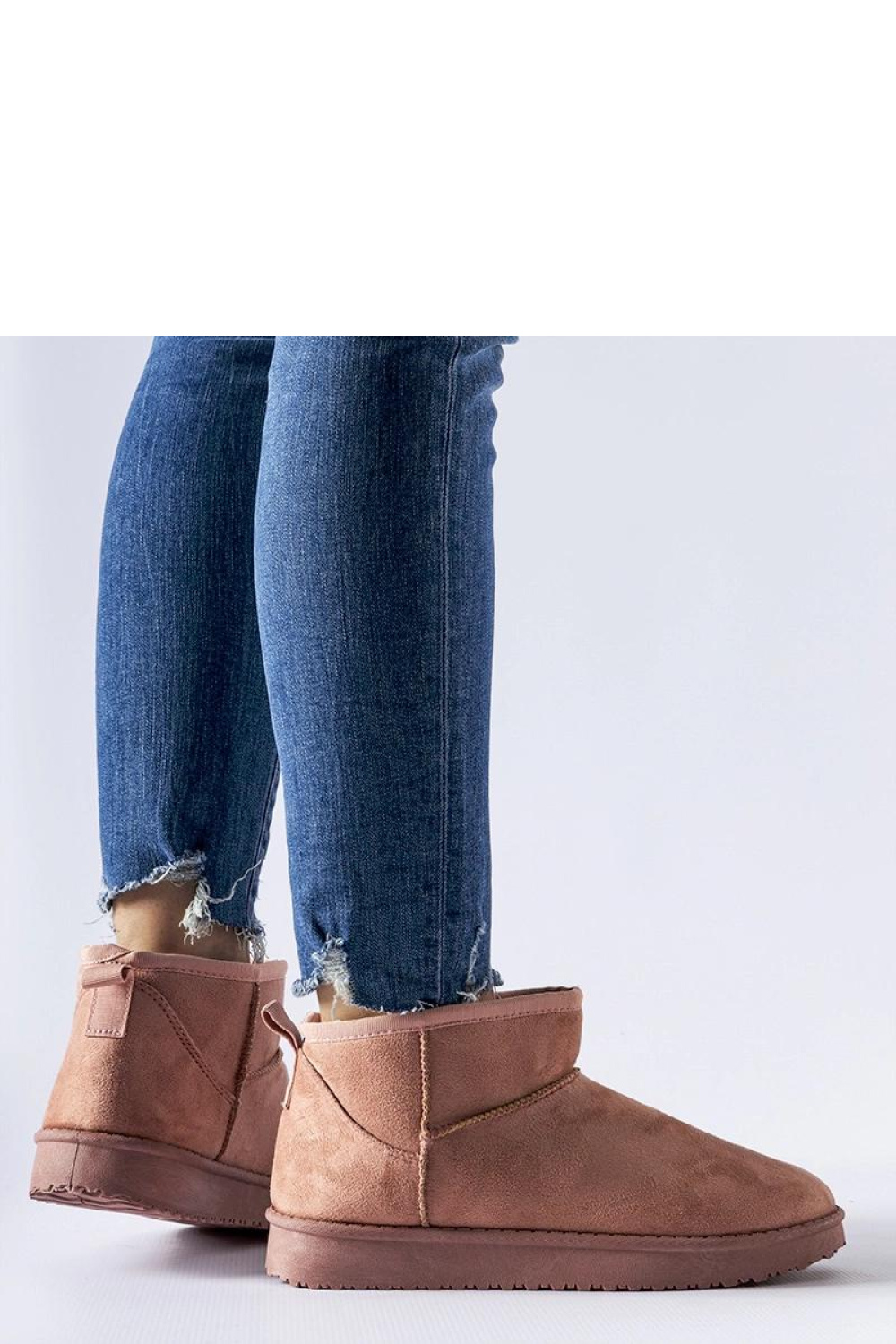 Różowe ocieplane krótkie śniegowce Guglielma - Solea - obrazek 2