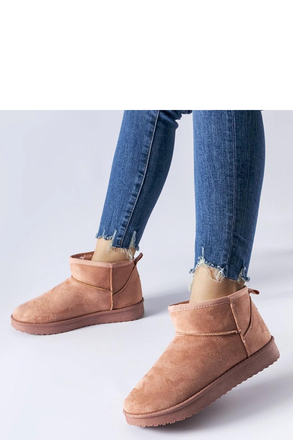 Różowe ocieplane krótkie śniegowce Guglielma - Solea - obrazek 3