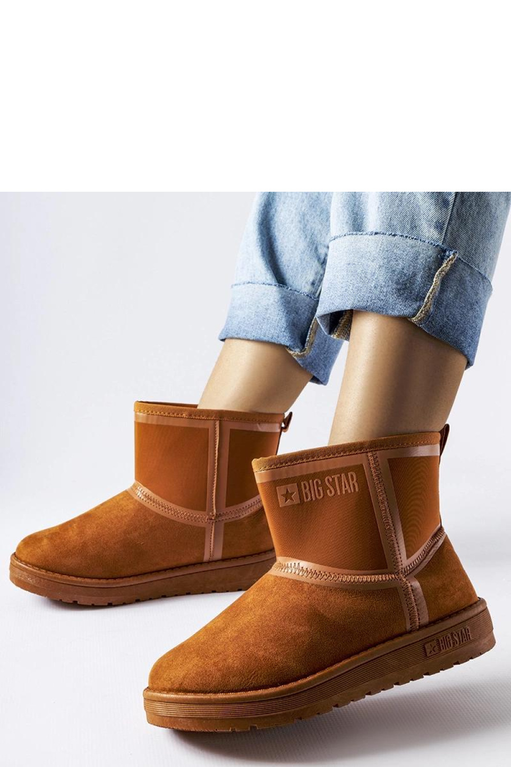 Brązowe śniegowce Big Star KK274612 - Solea - obrazek 2