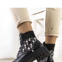 Czarne botki z elastyczną cholewką Giganti – Solea