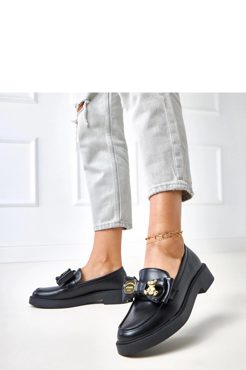 Mokasyny Model Teriwa G1770 Black - Solea - obrazek 2