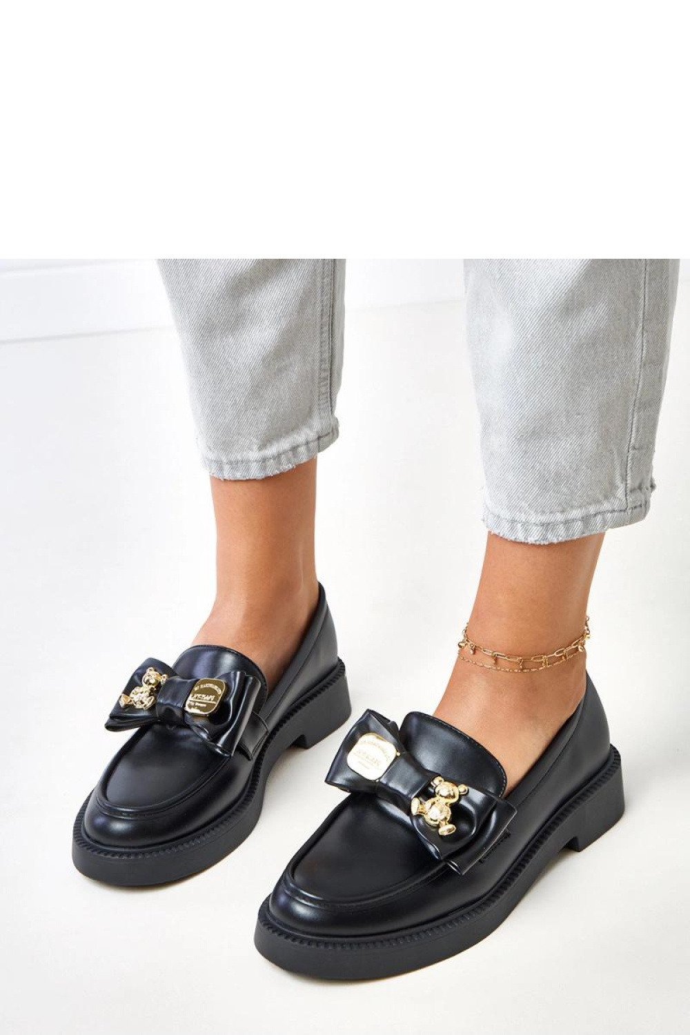 Mokasyny Model Teriwa G1770 Black - Solea - obrazek 4