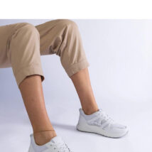 Białe sneakersy na grubej podeszwie Sierra – Solea