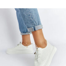 Białe perforowane tenisówki Laytonville – Solea