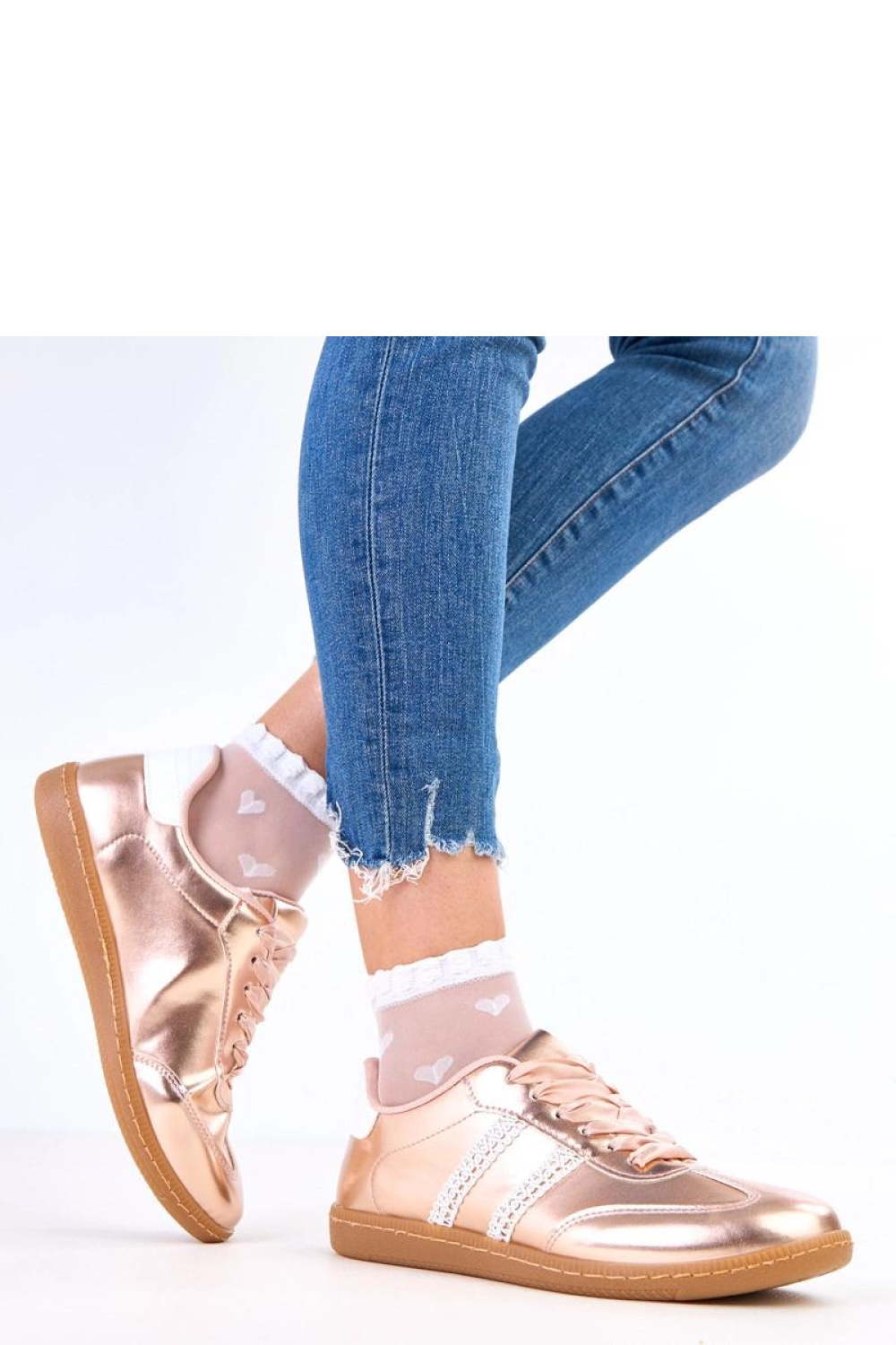 Buty Sportowe Model Madres A-110 Szampan - Solea - obrazek 2