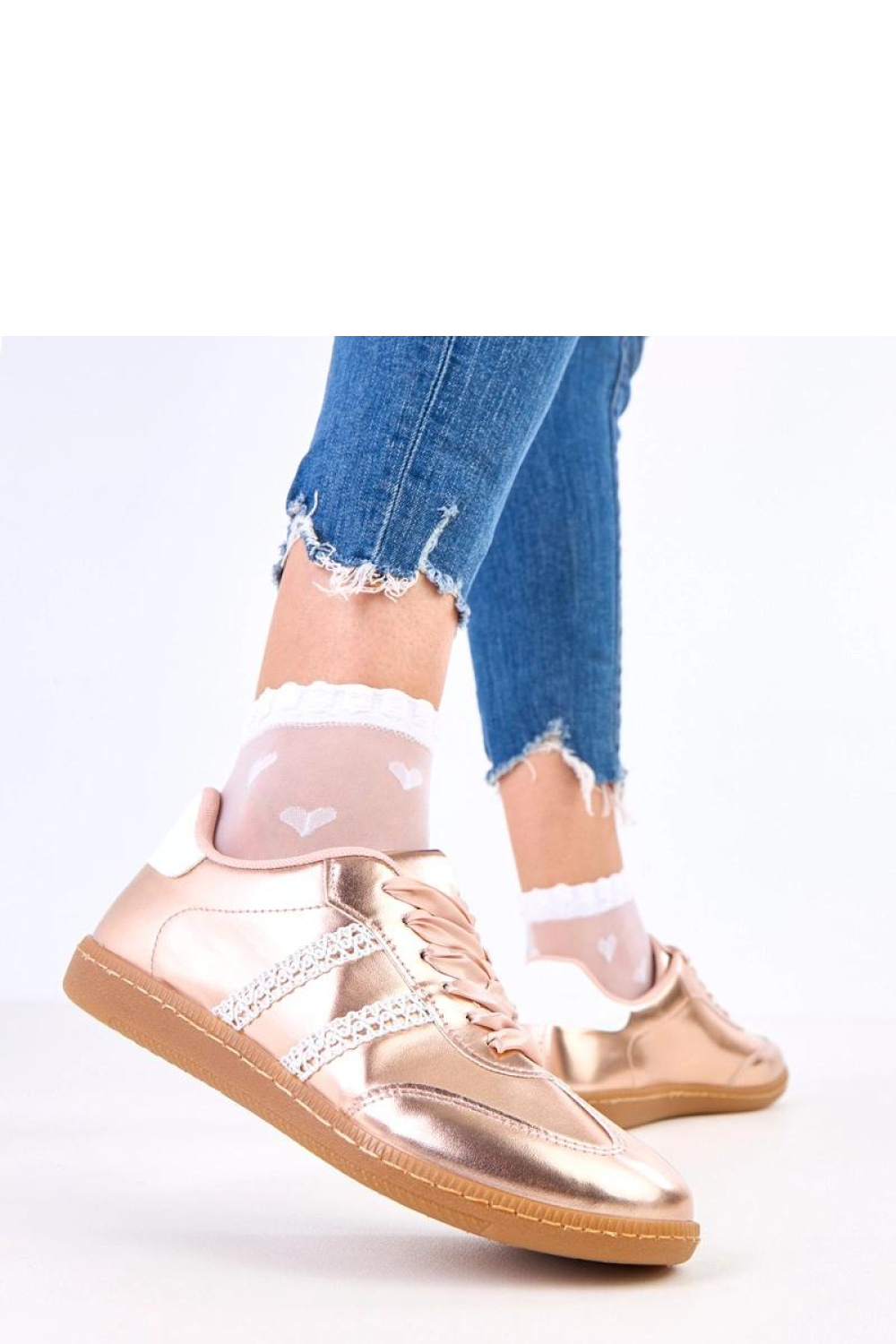 Buty Sportowe Model Madres A-110 Szampan - Solea - obrazek 3