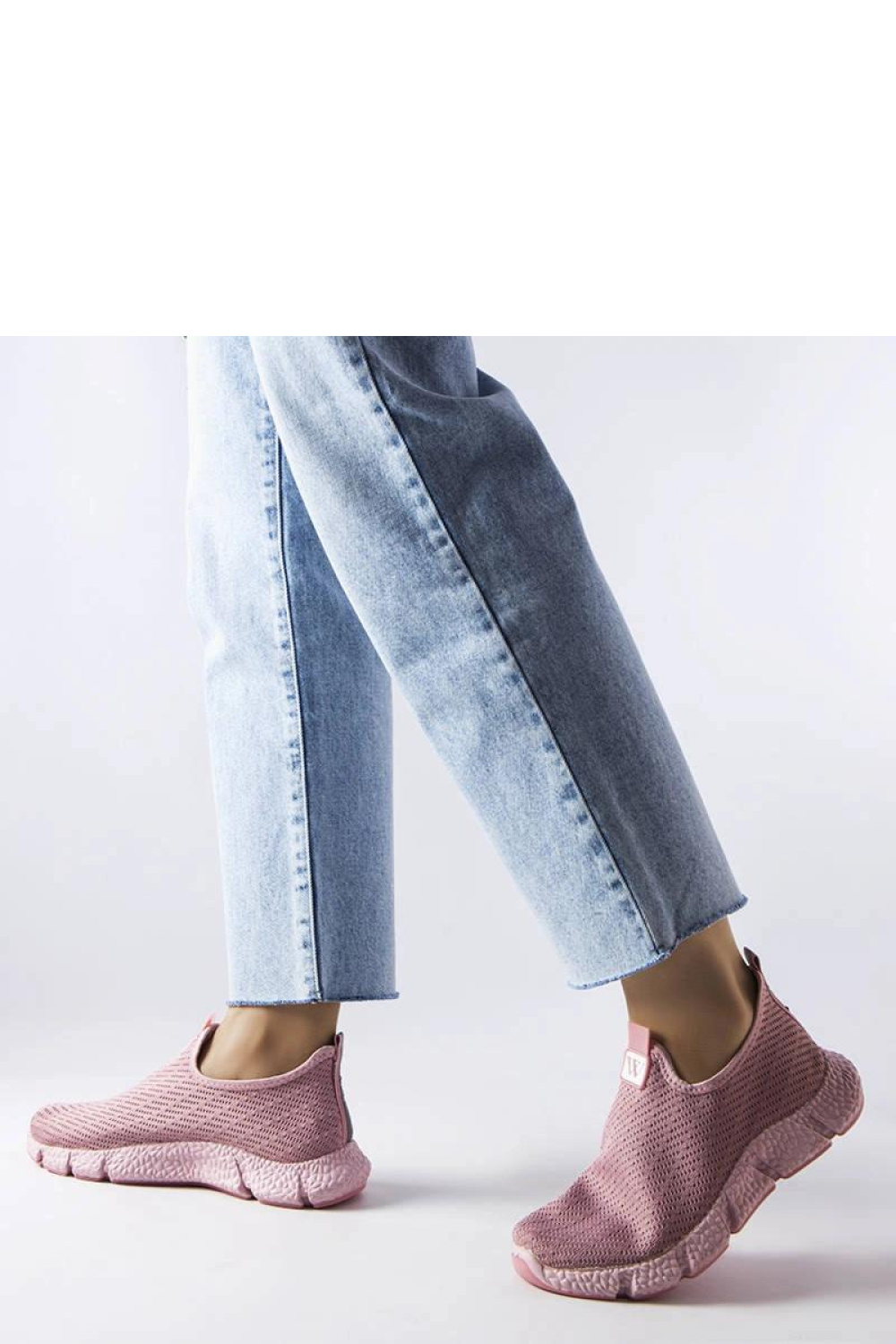 Różowe wsuwane sneakersy Yellville - Solea - obrazek 2