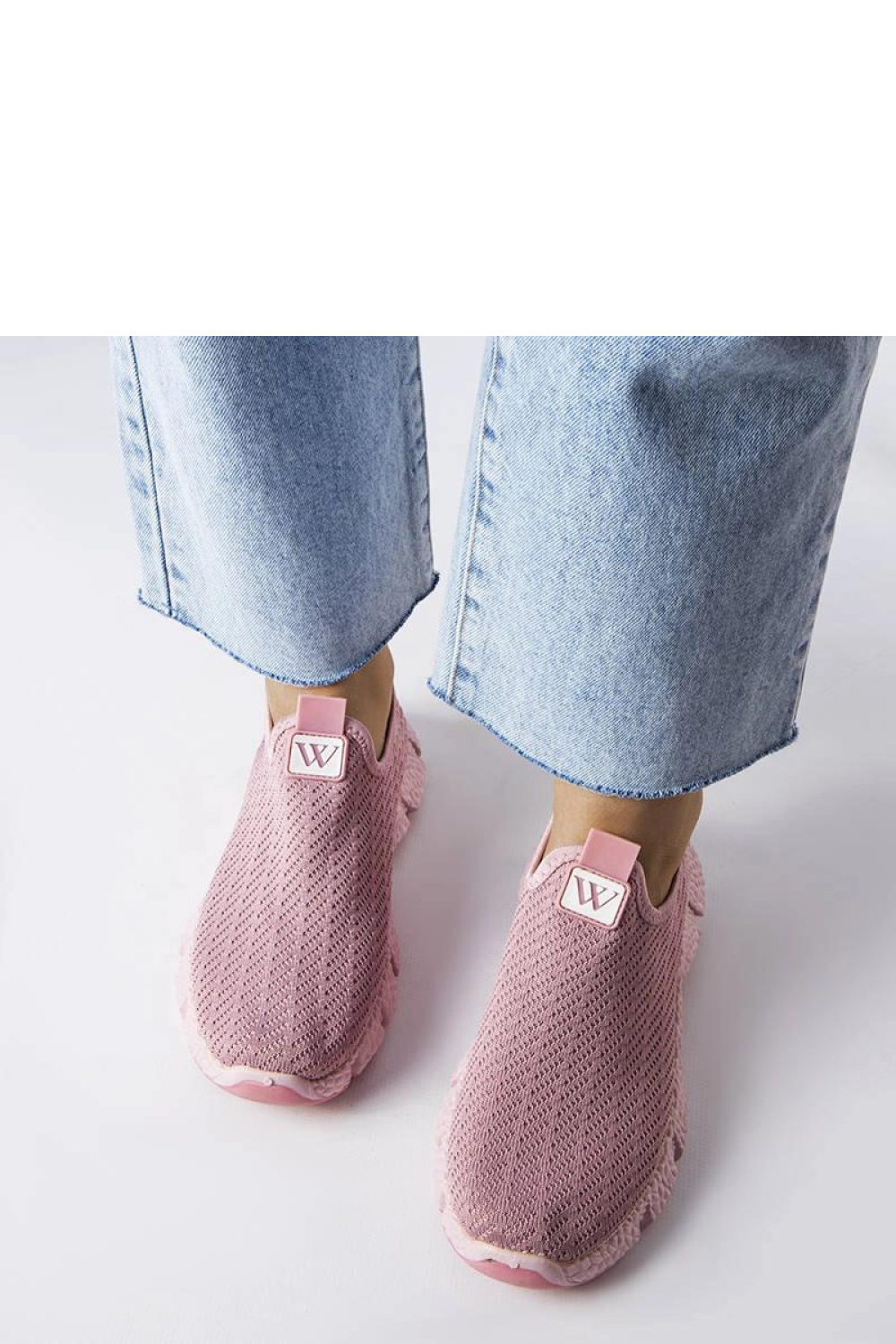 Różowe wsuwane sneakersy Yellville - Solea - obrazek 3