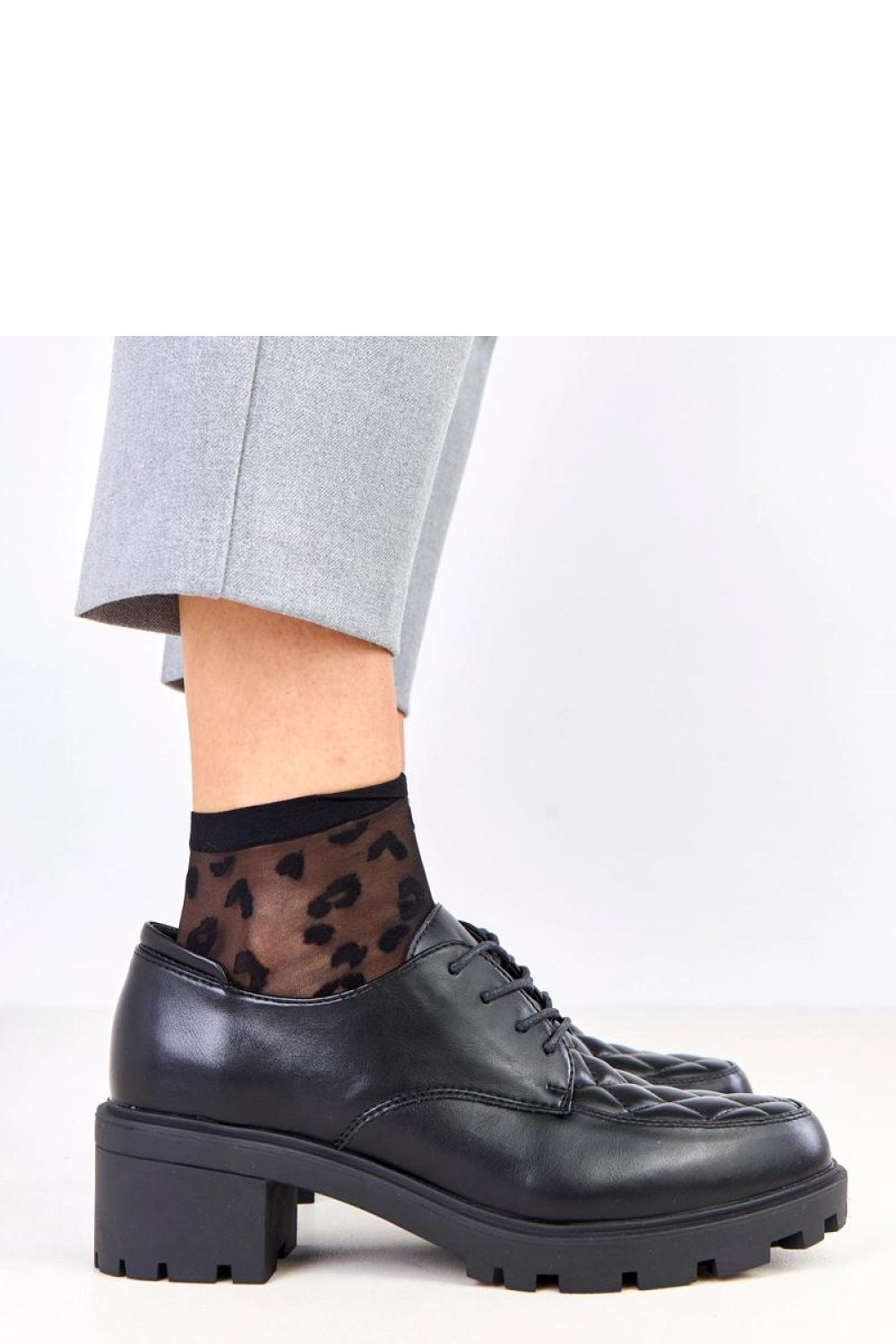 Półbuty Model Kensey C87913 Black - Solea - obrazek 2