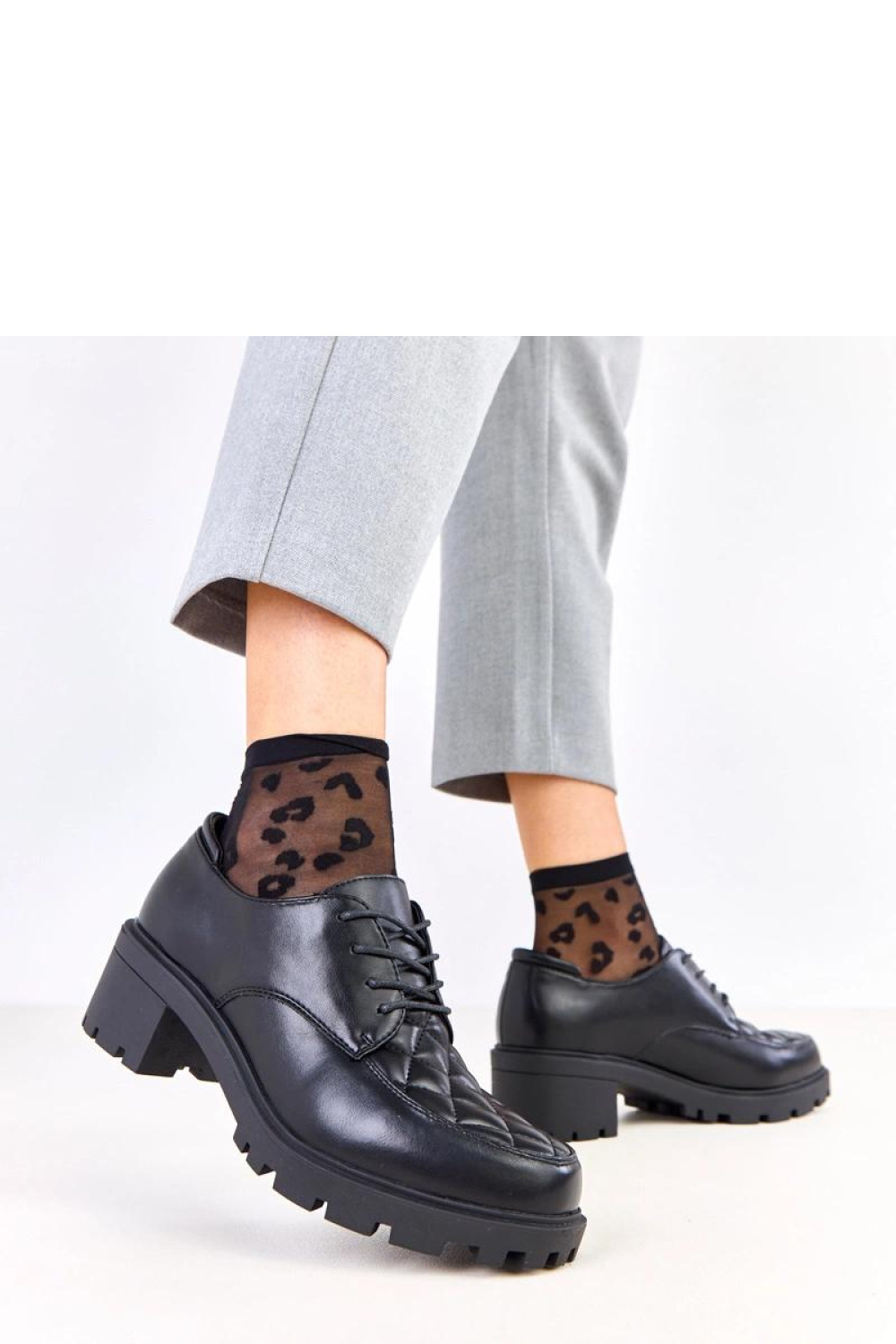 Półbuty Model Kensey C87913 Black - Solea - obrazek 3