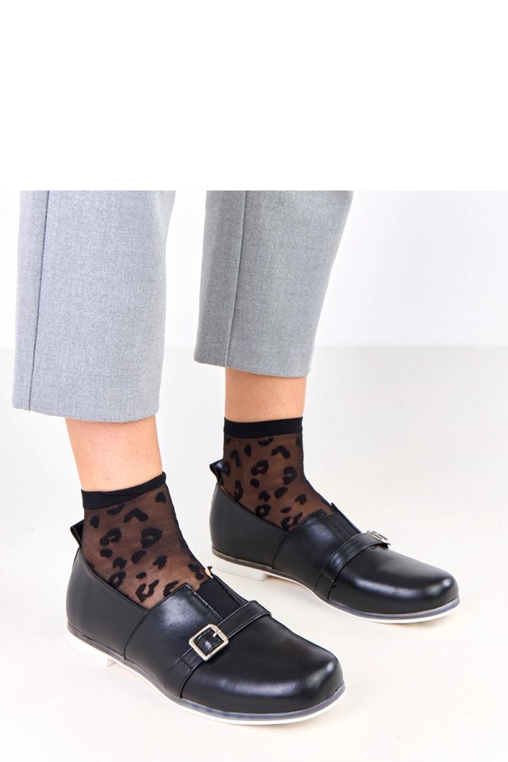 Półbuty Model Klensi C21-8661 Black - Solea - obrazek 4