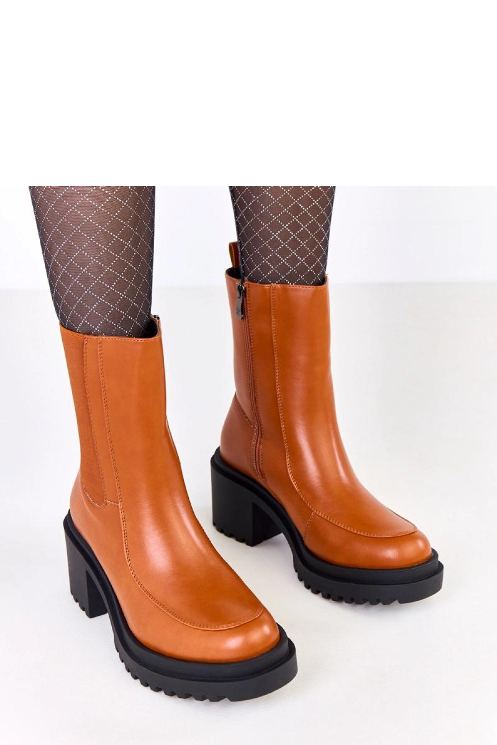 Botki Model Jarley D8901 Brown - Solea - obrazek 4