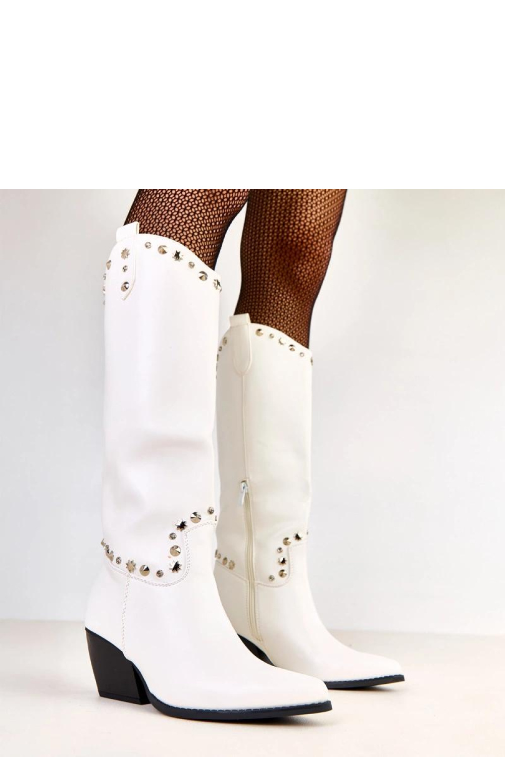 Kozaki Model Horsey E8629 White - Solea