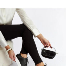 Czarne perforowane tenisówki Laytonville – Solea