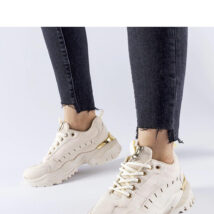 Beżowe sportowe sneakersy Laudes – Solea