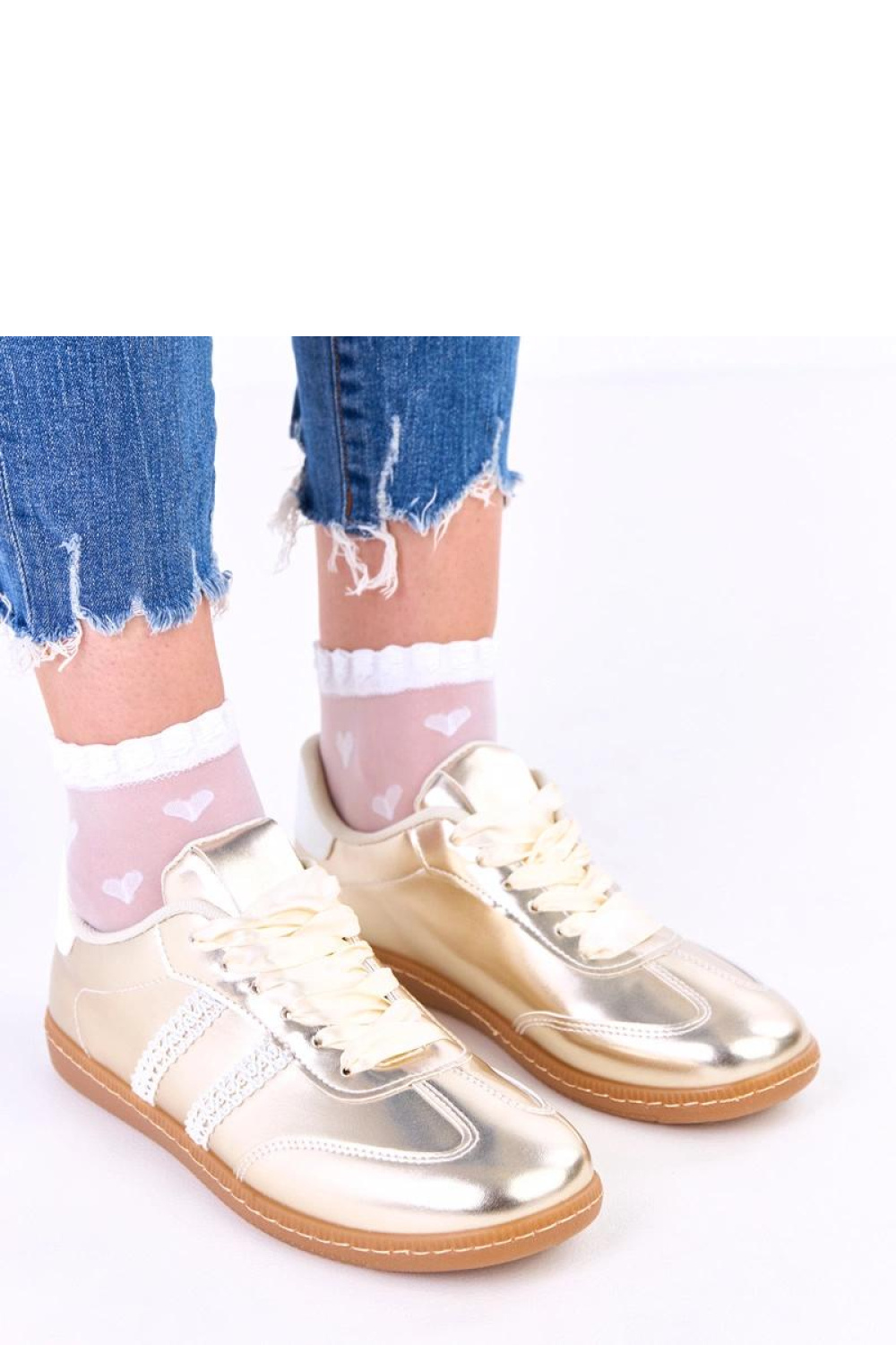 Buty Sportowe Model Model Madres A-110 Gold - Solea - obrazek 3