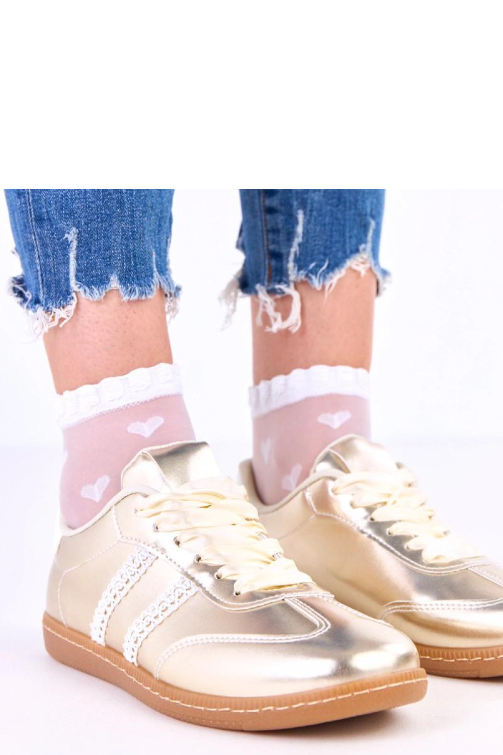 Buty Sportowe Model Model Madres A-110 Gold - Solea - obrazek 4