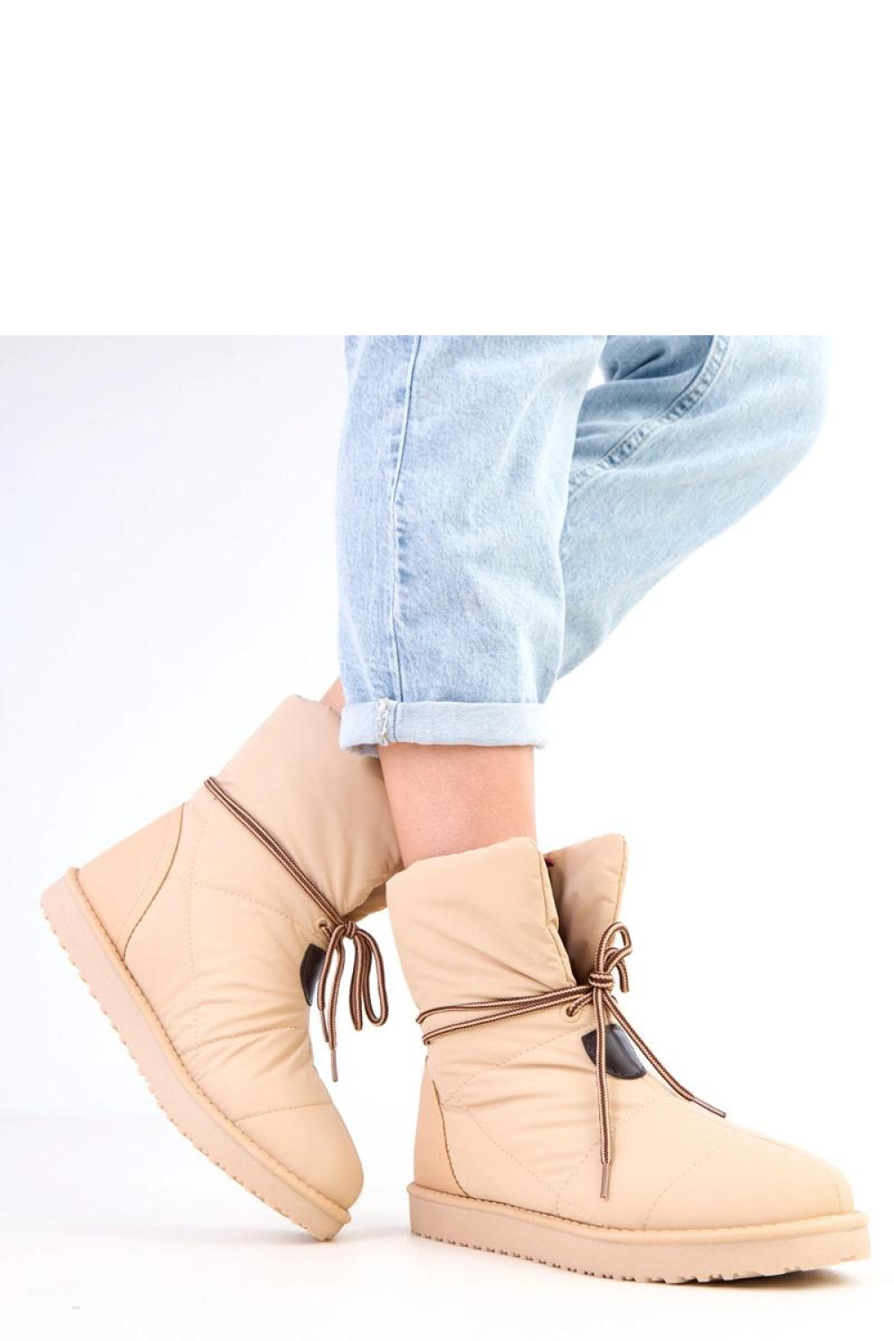 Śniegowce Model Temira 2I11-XD0978-05 Beige - Solea - obrazek 2