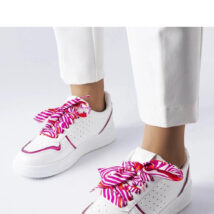 Białe sneakersy wiązane wstążką Pryor – Solea