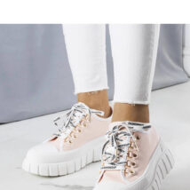 Różowe trampki na platformie Toni – Solea