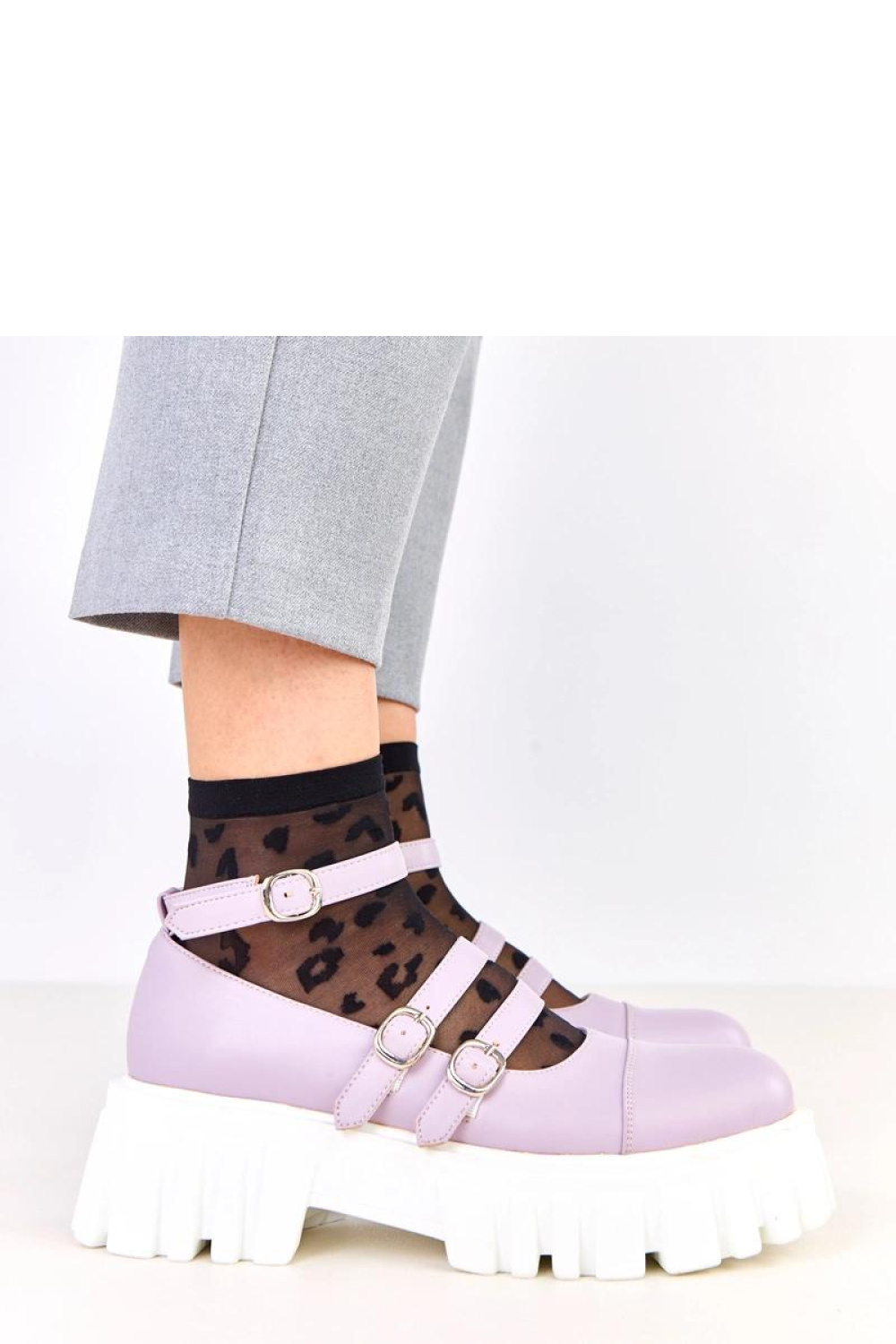 Półbuty Model Jastina C21-82713 Violet - Solea - obrazek 2