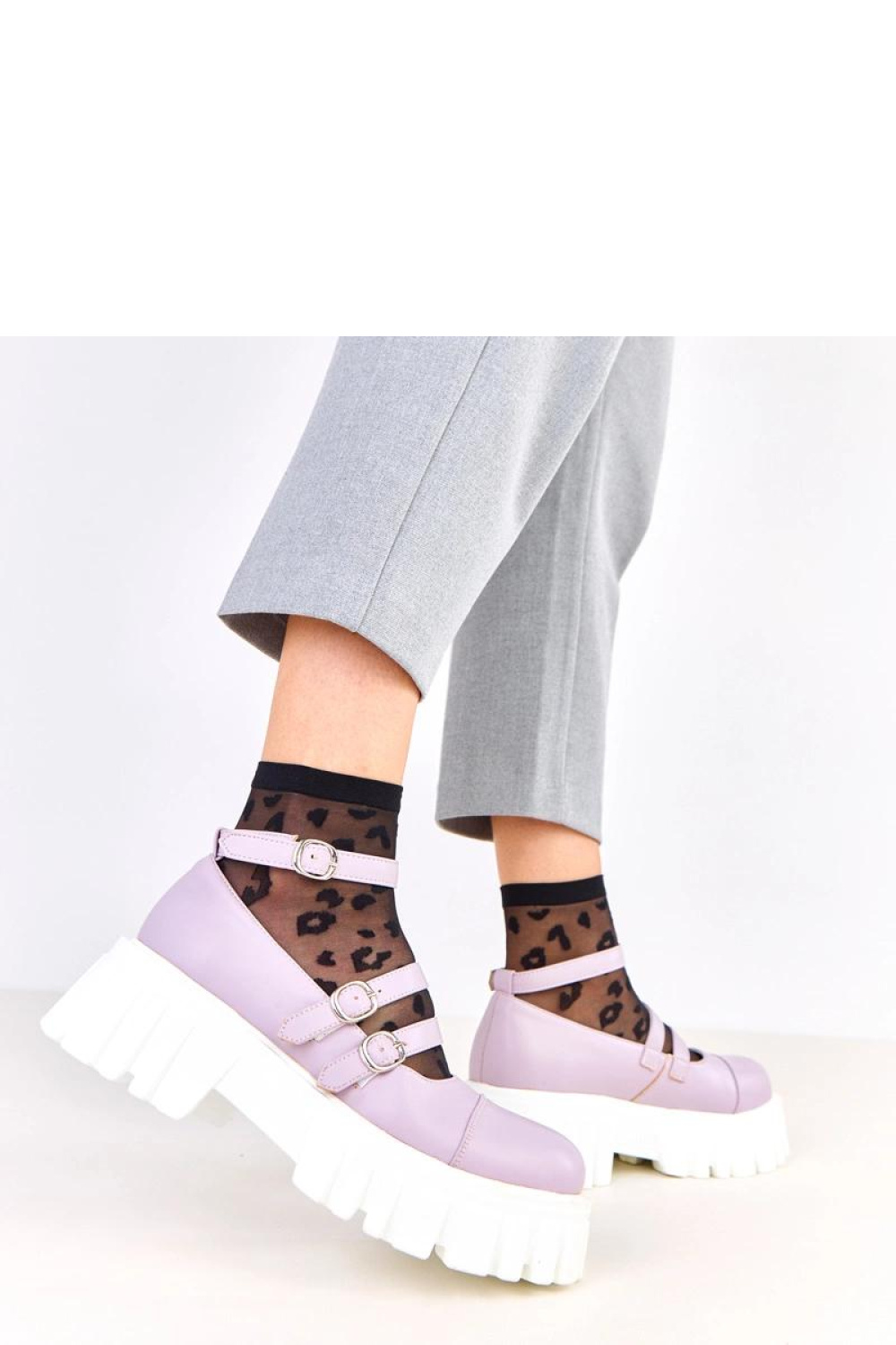 Półbuty Model Jastina C21-82713 Violet - Solea - obrazek 3