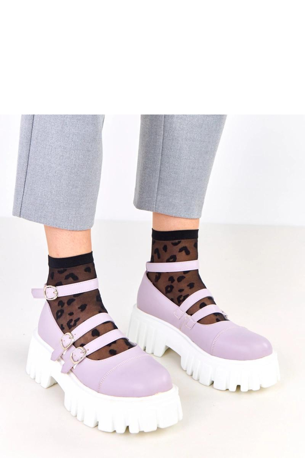 Półbuty Model Jastina C21-82713 Violet - Solea - obrazek 4