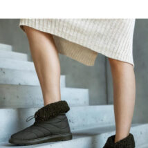 Zielone ocieplane śniegowce ze ściągaczem Caellita – Solea