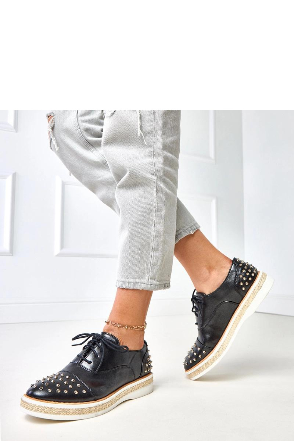 Półbuty Model Kamira 8563 Black - Solea - obrazek 2