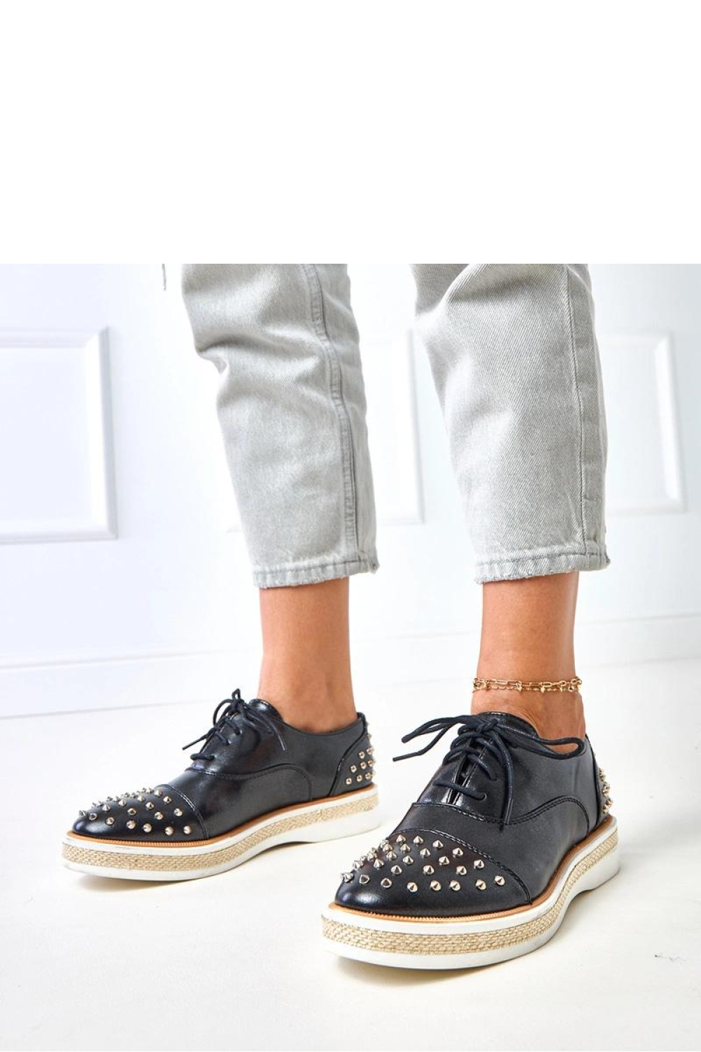 Półbuty Model Kamira 8563 Black - Solea - obrazek 3