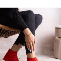 Czerwone wysokie trampki Rafife – Solea