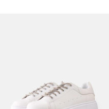 Białe sneakersy z efektownym zdobieniem Asmait – Solea