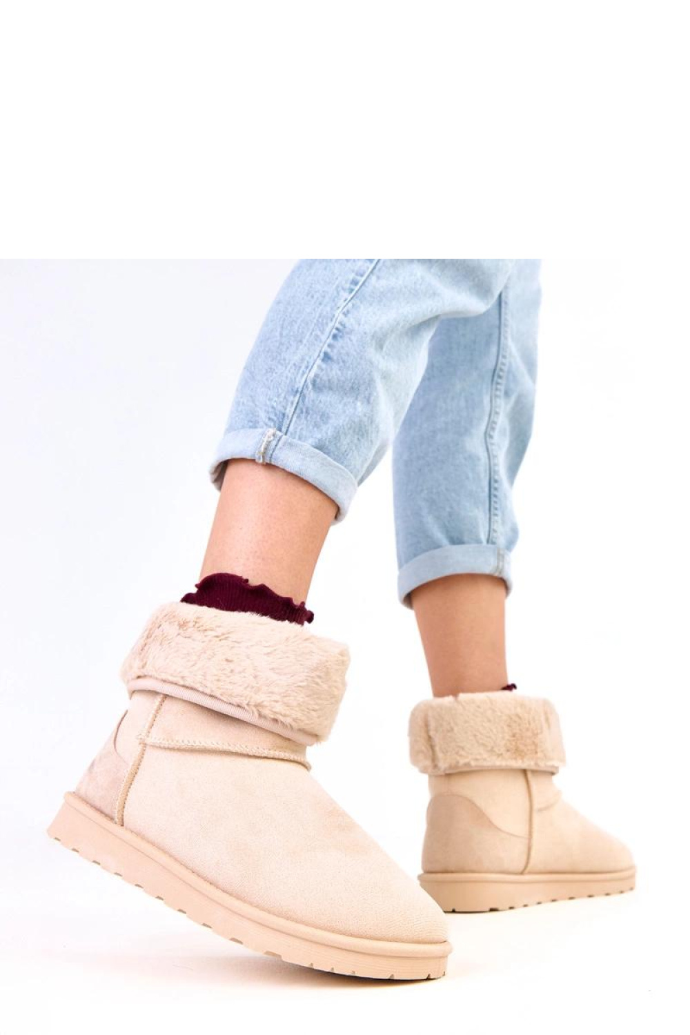 Śniegowce Model Meggi JD-5 Beige - Solea - obrazek 2