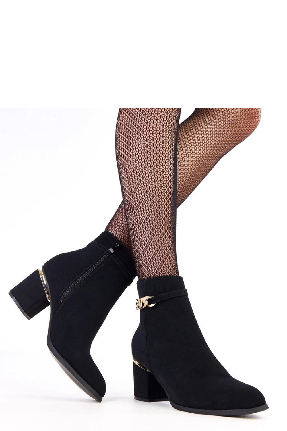 Botki Model Klares E8622 Black - Solea - obrazek 2