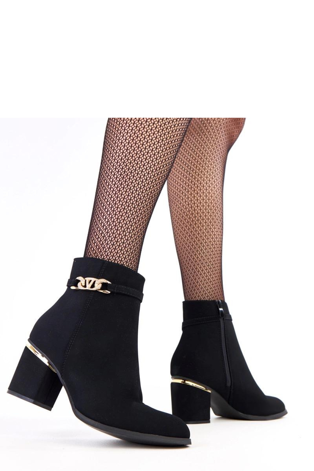 Botki Model Klares E8622 Black - Solea - obrazek 3