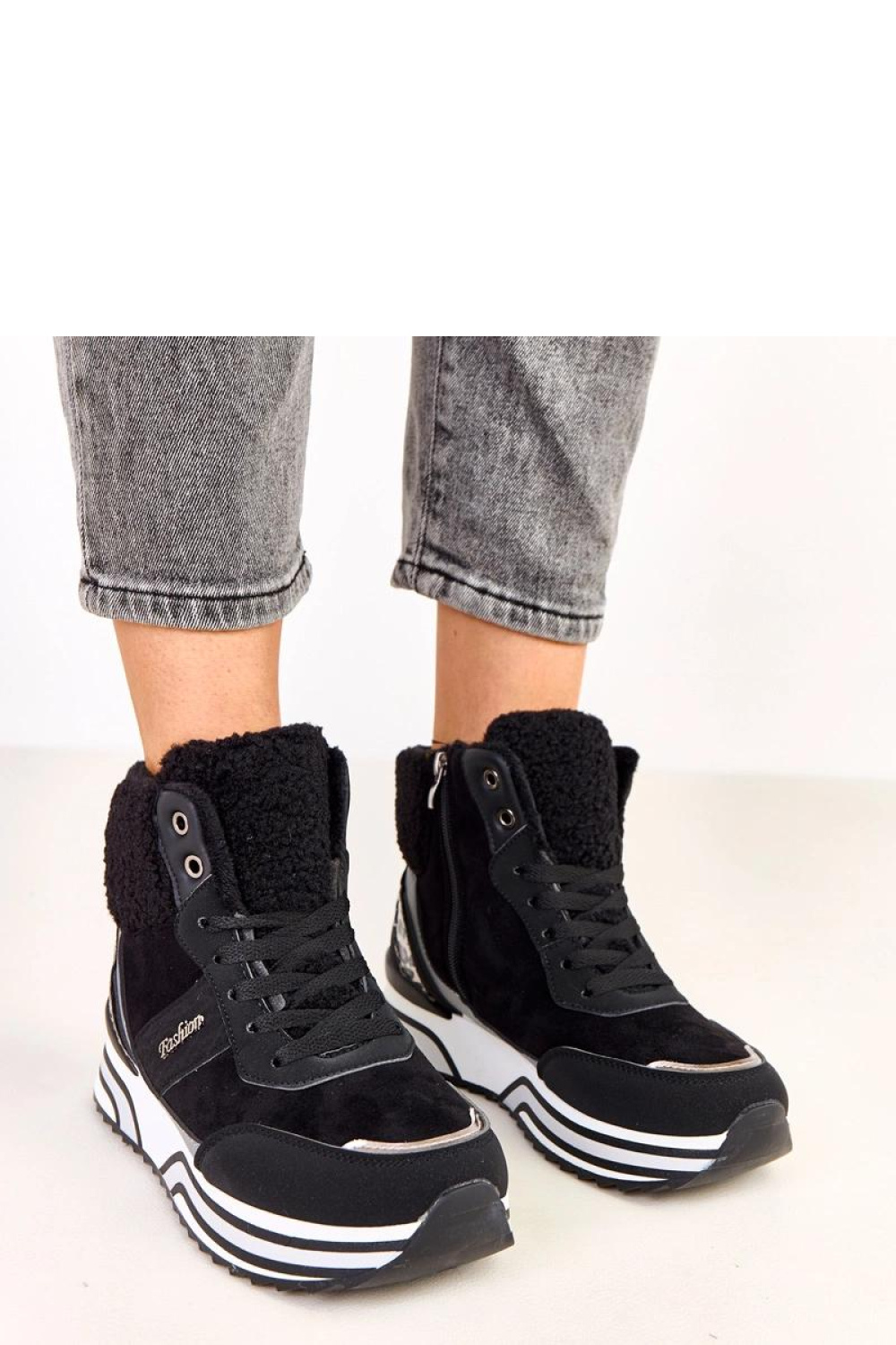 Buty Sportowe Model Mirasen EX5623-1 Black - Solea - obrazek 4