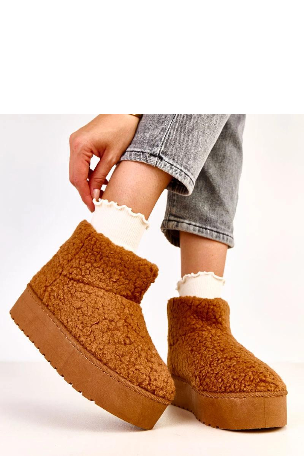 Śniegowce Model Lasso C2035-6 Brown - Solea - obrazek 3