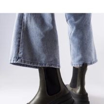 Zielone botki na platformie Bellucci – Solea