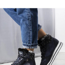 Granatowe botki LCJ-22-31-1450L Lee Cooper – Solea