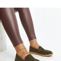 Ciemnozielone zamszowe półbuty Rumay – Solea