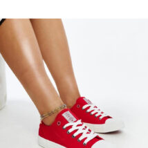 Czerwone damskie trampki CROSS JEANS – Solea