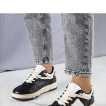 Czarne damskie sneakersy Marcella – Solea