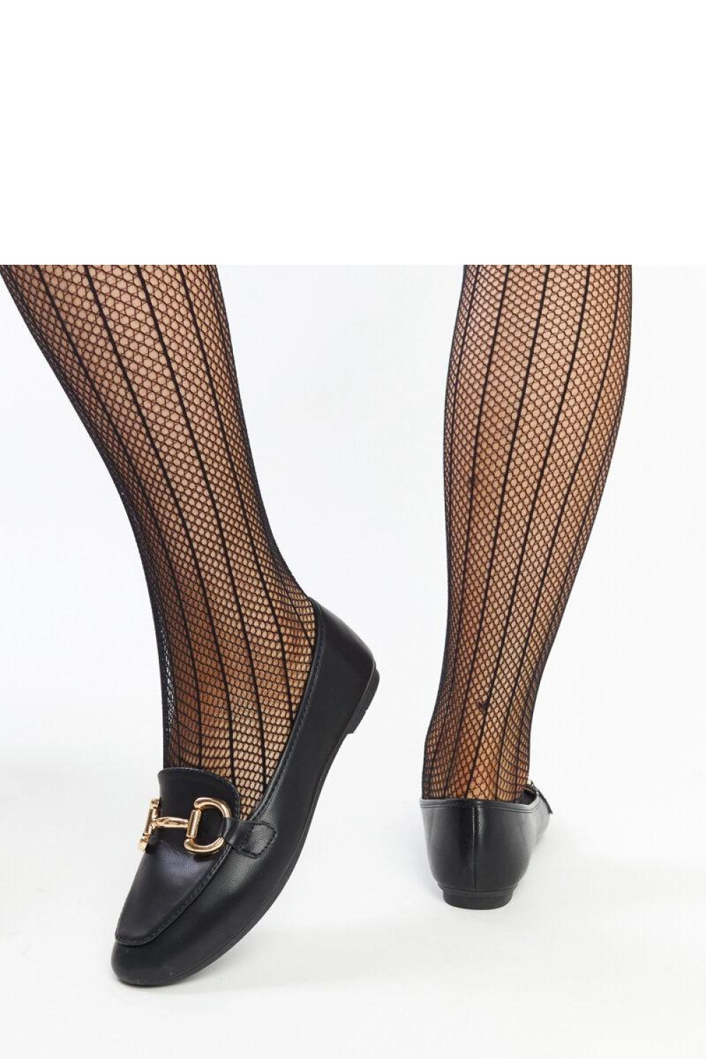 Czarne mokasyny z klamerką Tanja - Solea - obrazek 4