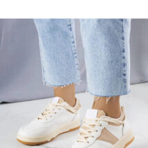 Beżowe damskie sneakersy Marcella – Solea