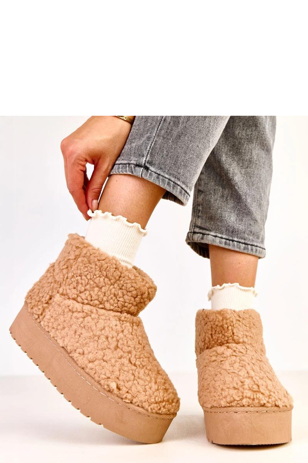 Śniegowce Model Lasso C2035-4 Light Brown - Solea - obrazek 3